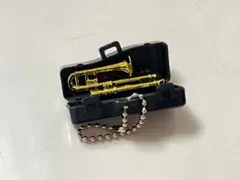 ととまま様用　キラメッキ楽器トロンボーンキーホルダー