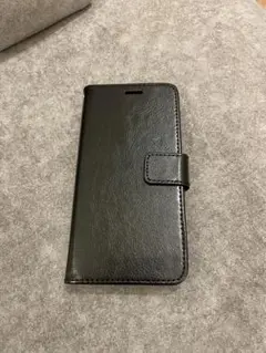 iPhone 15ケース手帳型 カバー ブラック 黒 シンプル