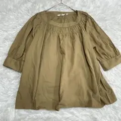 UNIQLO ユニクロ　カットソー 半袖ブラウス コットン100% 美品　XL