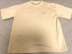 ベージュ コットン Tシャツ Mサイズ