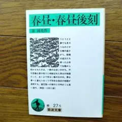 春昼・春昼後刻 岩波文庫 泉鏡花