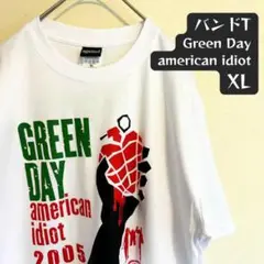 Green Day グリーンデイ バンドTシャツ XL ホワイト ブート