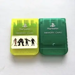PS1　プレイステーション1用　ソニー純正　メモリーカード　クリスタル