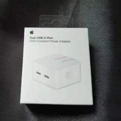 未開封 Apple純正 デュアルUSB-Cポート搭載35Wコンパクト電源アダプタ