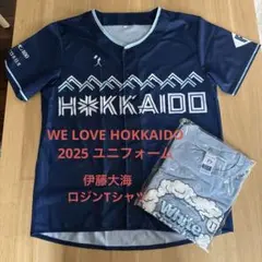 日本ハムファイターズ 来場者限定 伊藤大海Tシャツ ユニフォーム　2点セット