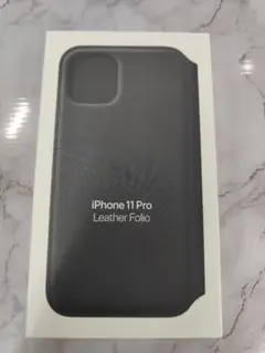 新品　iPhone 11 Pro Leather Folio ブラック