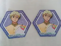 【希少　レア】ガンダムカフェ　新機動戦記ガンダムW　カトル・ラバーバ・ウィナー