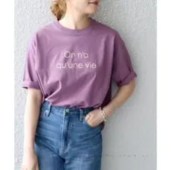 シップス エニィＳＨＩＰＳ　ａｎｙ：　ＰＲＯＶＥＲＢ　ロゴＴＥＥ　Tシャツ