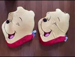 くまのプーさん 顔型クッション　座布団