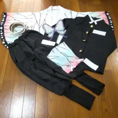 鬼滅の刃　胡蝶しのぶ　衣装　コスプレ　羽織　130　キッズ　コスチューム　隊服