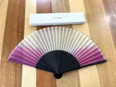 未使用グラデーション扇子 箱付き