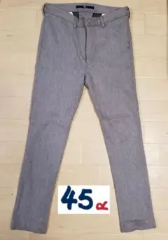 フォーティファイブアール45Rストレッチパンツスキニー3グレーL