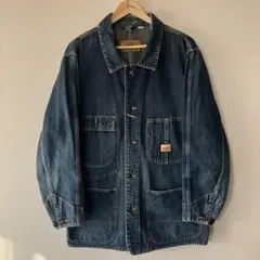 90s 香港製 リーバイス 70742 カバーオール デニムジャケット 40