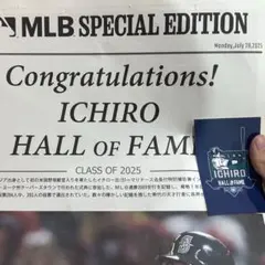 イチロー　号外&ステッカー　セット