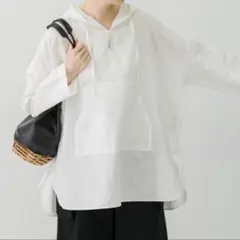 【かぐれ】コットンリネンパーカー