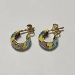 ポンテヴェキオ 750 エナメル ピアス