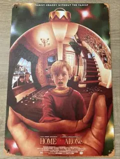映画 ホーム・アローン HOME ALONE ブリキ看板 メタルサイン