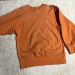 Champion Reverse Weave オレンジ L USA製　90s
