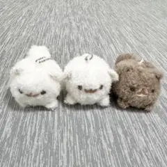 ポメラニアンもち ふわふわぬいぐるみ もち しらたま くろみつ ガチャ