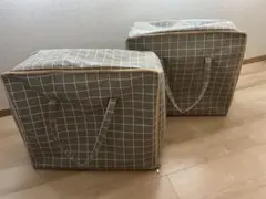 2枚組 羽毛布団 収納袋 布団収納ケース