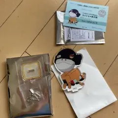 ガンダムジークアクス　ハロ&コンチ　アクリルスタンド　新幹線乗車券風カード