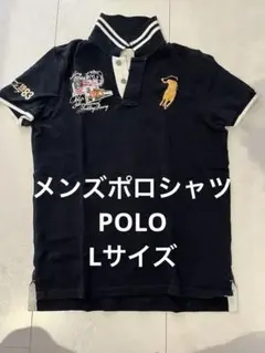 POLO ポロシャツ　黒色　ゴルフ　L