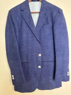 【早い者勝ち】 DORMEUIL テーラードジャケット 青