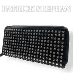 PATERICK STEPHAN スタッズ ラウンドファスナー 長財布 7229 PATERICK STEPHAN スタッズ ラウンドファスナー 長財布 7229