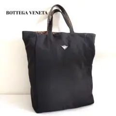 BOTTEGA VENETA ボッテガベネタ トートバッグ ブラック レオパード