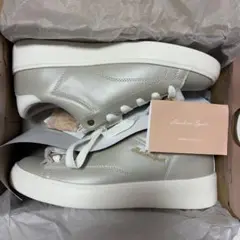 【未使用箱付】23cmパールベージュHAWKINSSPORTスニーカーローカット
