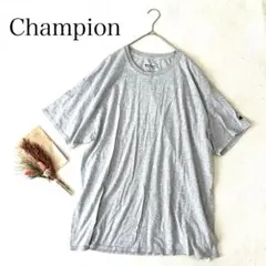 【チャンピョン】（XL）半袖Tシャツ 大きいサイズ カジュアル グレー