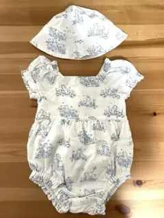 【美品】GAP gap ベビー baby ブラナンベア　くま　ロンパース　帽子
