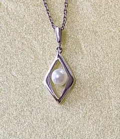 MIKIMOTO ミキモト 真珠 パール シルバー925 ネックレス ペンダント