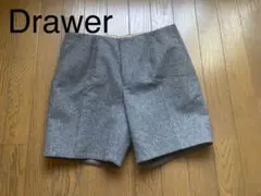 ドゥロワー ショートパンツ 36 ウール グレー