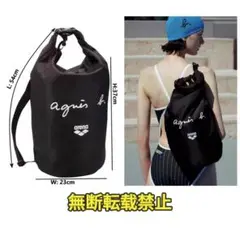 agnes b. x arenaッグ ショルダーバッグ ブラック