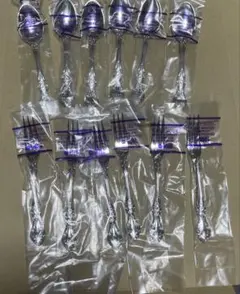 ラッキーウッド　バルセロナ　スプーン＆フォーク　１２本セット