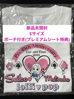新品未使用　松田聖子　2024ツアーＴシャツ サイズＬ　ブラック 松田聖子 2024 コンサート ロリポップ Tシャツ XL 開封済み未