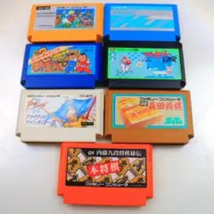 スーパーマリオブラザーズ ナッツ&ミルクなどファミコンソフト 7点