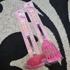 希少 新品 未開封 HELLOKITTY ターナー オタマ セット カオハート