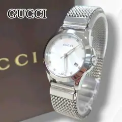 【箱付】GUCCI クォーツ 腕時計 マザーオブパール　Gタイムレス　126.5