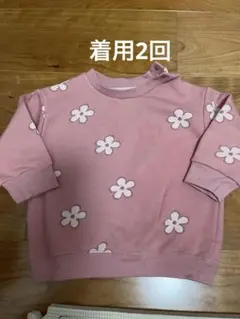 花柄トレーナー 80サイズ ピンク　ユニクロ