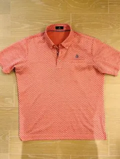 Munsingwear 赤白チェック ボタンダウンシャツ L.L.