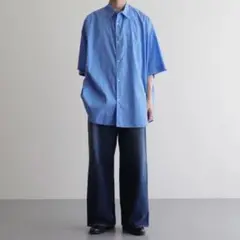 Broad S/S Oversized Regular Collar Shirt