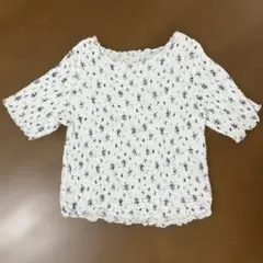 アプレジュール　カットソー　花柄
