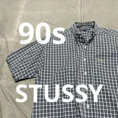 STUSSY ステューシー 半袖シャツ 90s USA製 ヴィンテージ