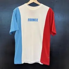 古着 ALEX ATHLETICS france Tシャツ M トリコロール