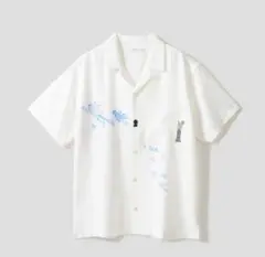 Lサイズ グラニフ 中村佑介 サマーウォーズ オープン カラー 半袖シャツ 新品