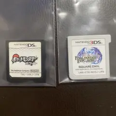 DS 3DSソフト　まとめ売り　2点　ポケモンホワイト FFエクスプローラーズ