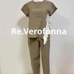 【美品】Re.Verofonna 半袖 パンツ アシメフリル セットアップ