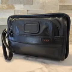 TUMI トゥミ セカンドバッグ 二層式 オールレザー　本革　黒　ビジネス